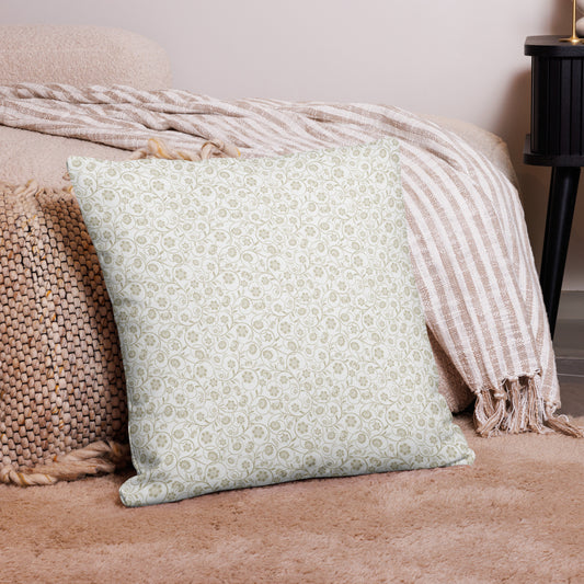 Floral Throw Pillow