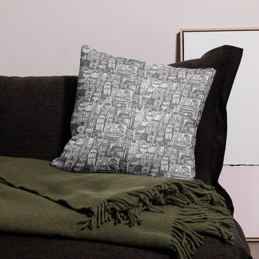 City Throw Pillow