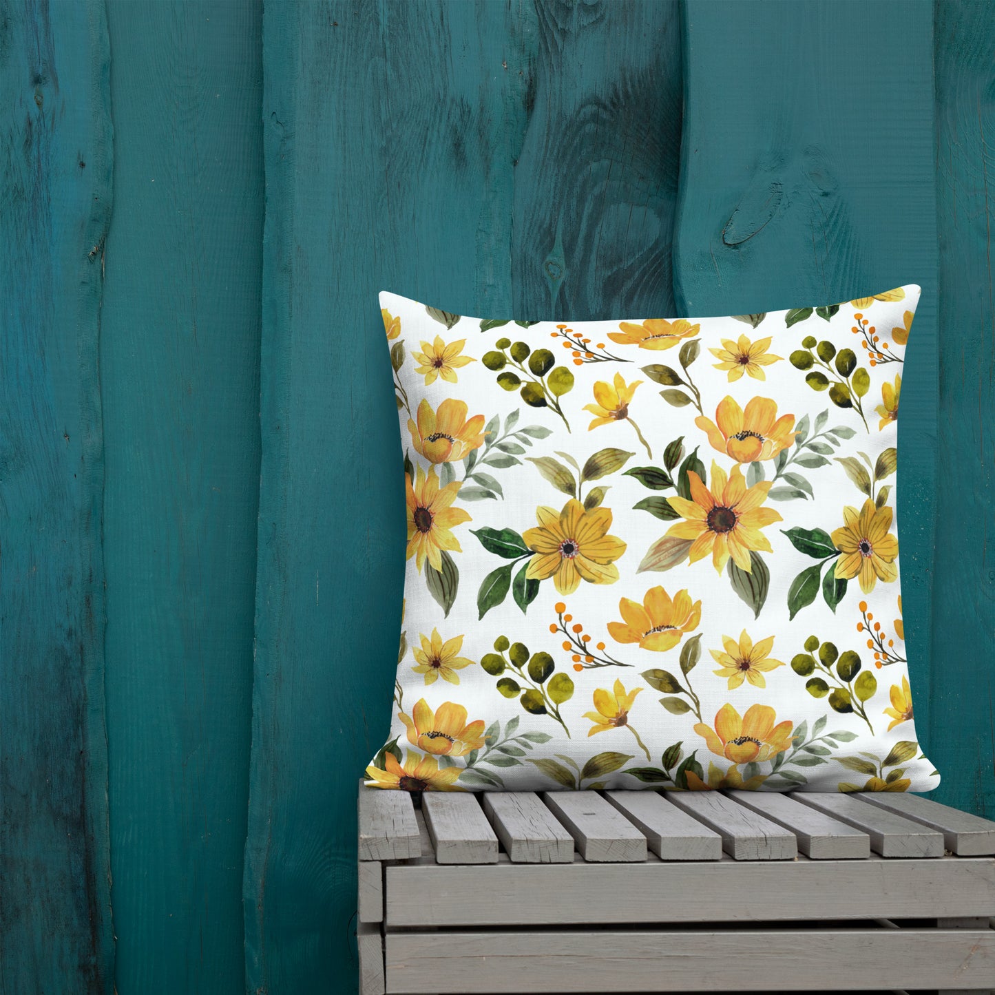 Floral Throw Pillow