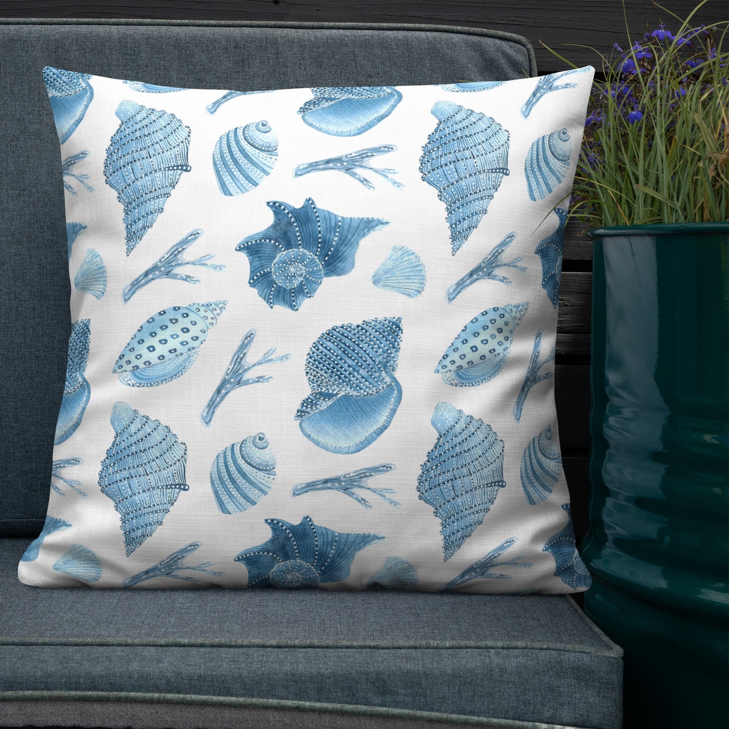 Coastal Throw Pillow