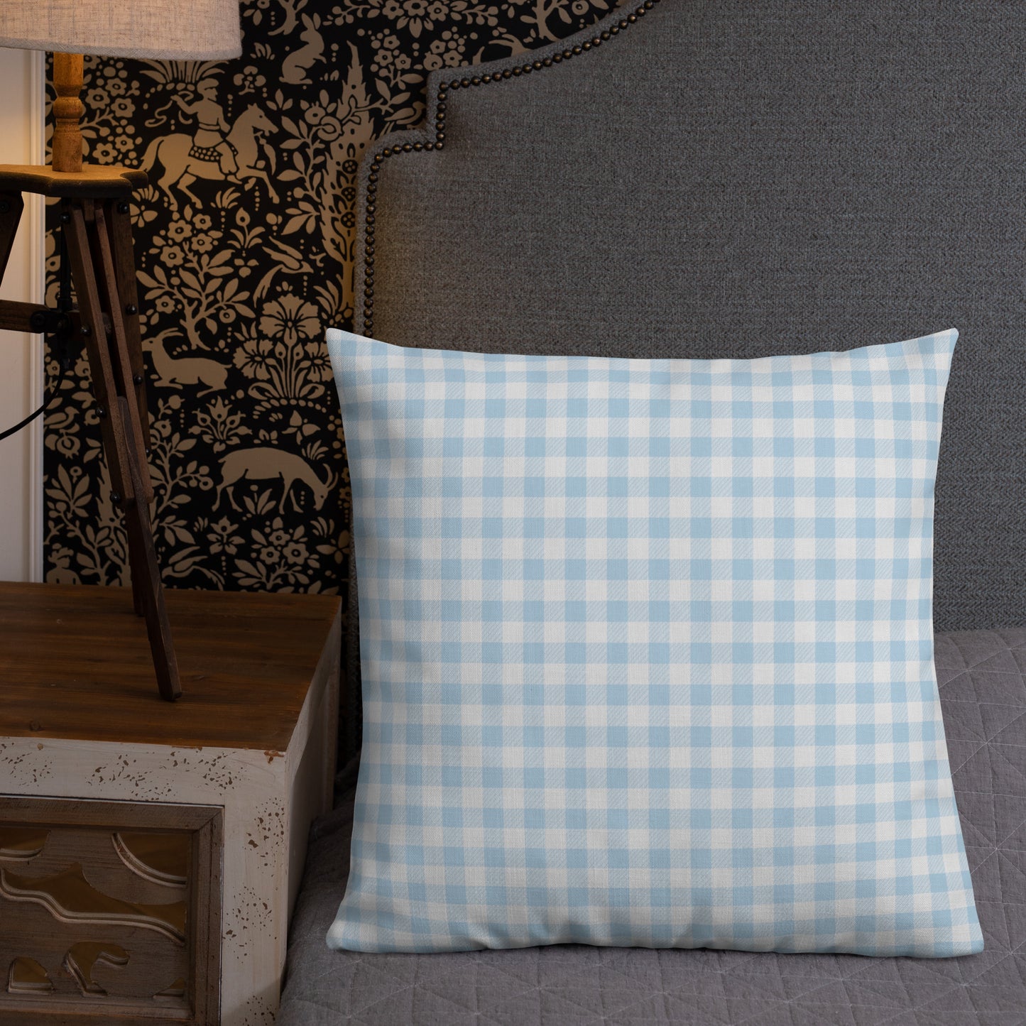 Checkered Throw Pillow