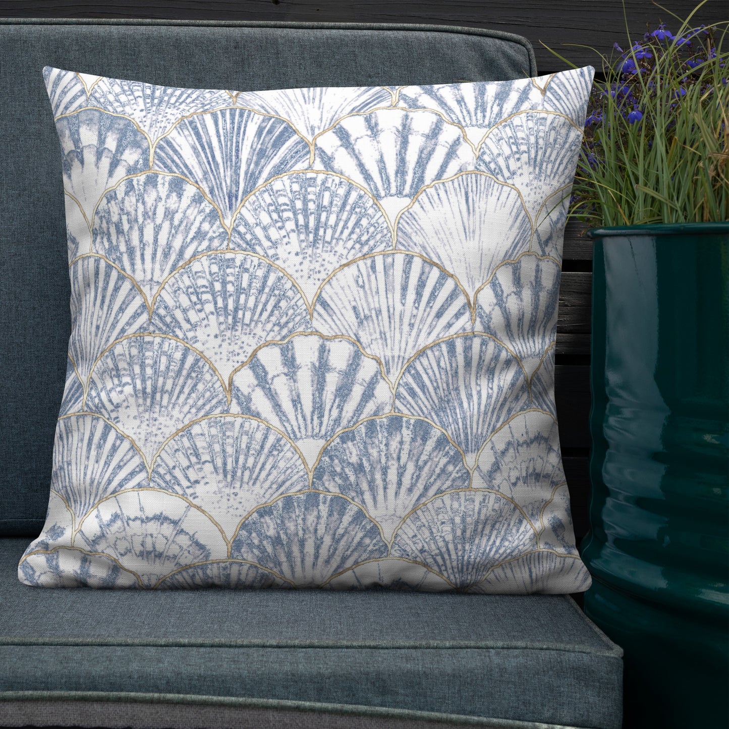 Coastal Throw Pillow