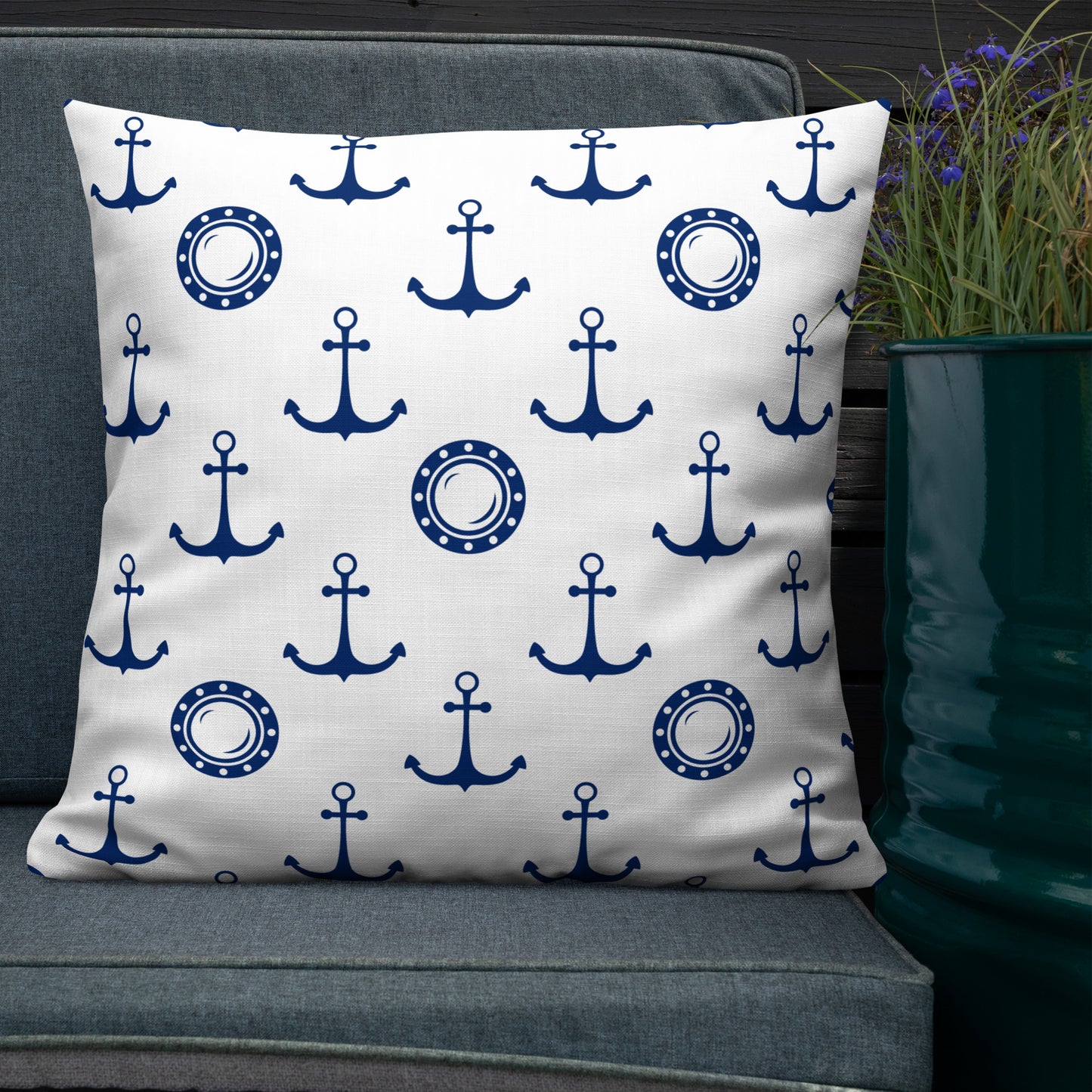 Coastal Throw Pillow