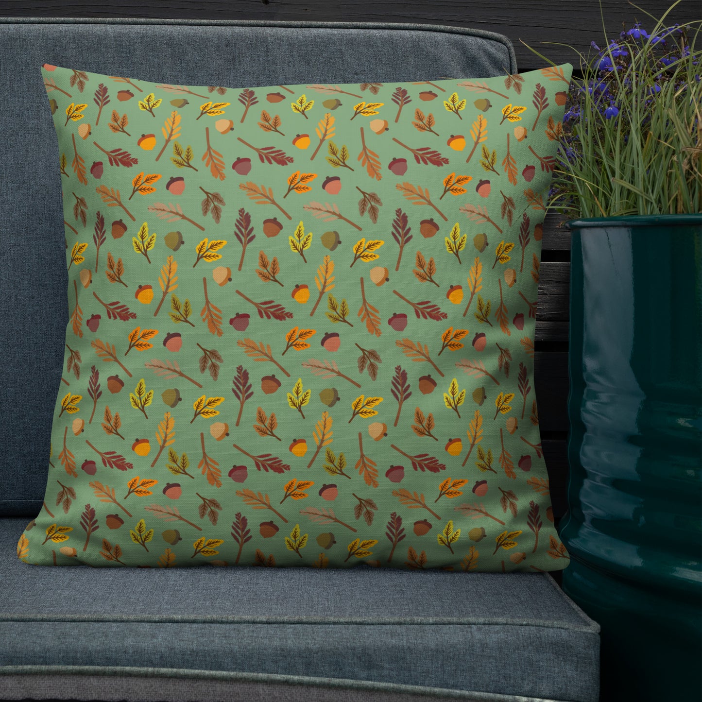 Floral Throw Pillow