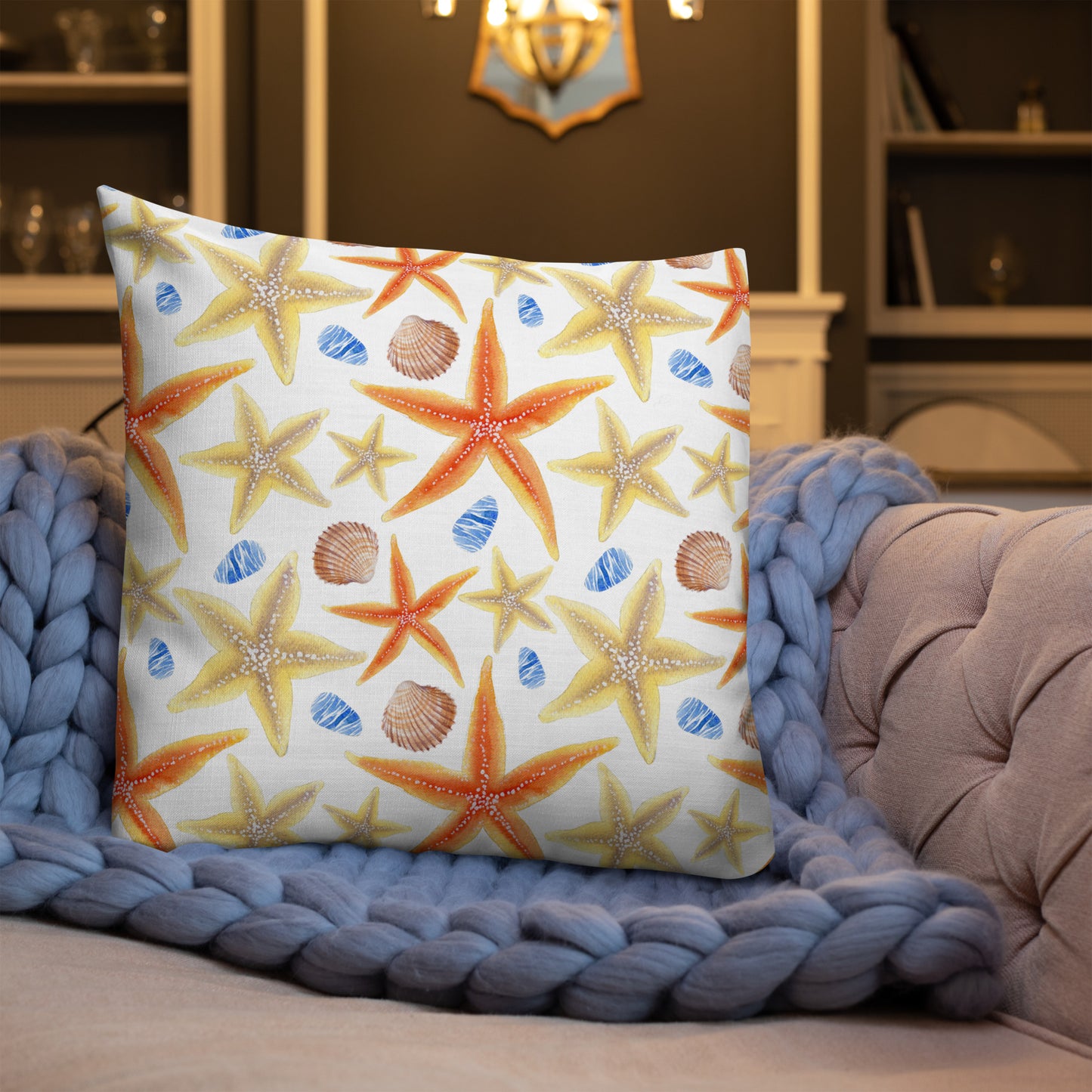 Coastal Throw Pillow