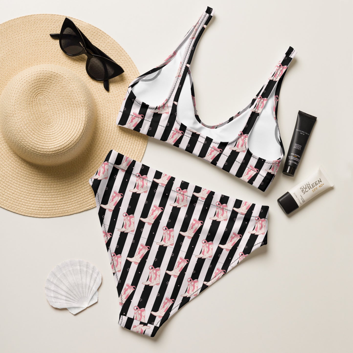 Cowgirl High Waisted Bikini