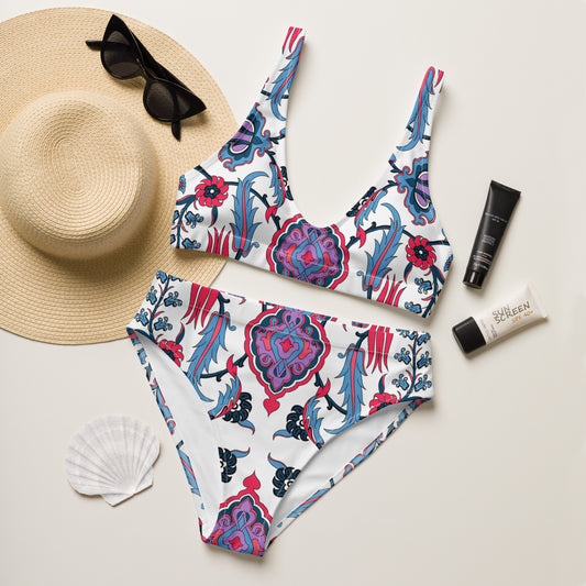 Boho Design High Waisted Bikini