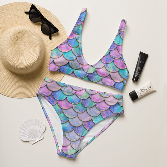 Mermaid high-waisted bikini