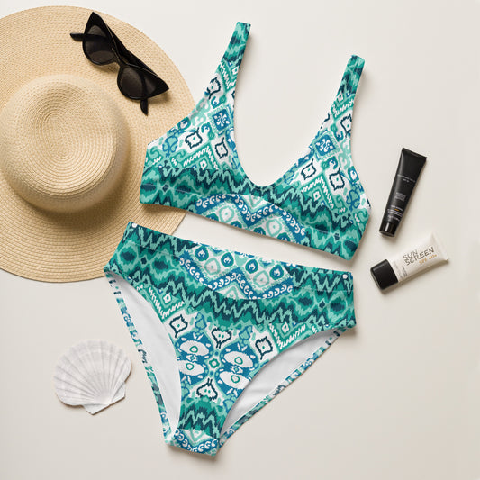 Hippie Blue High-Waisted Bikini