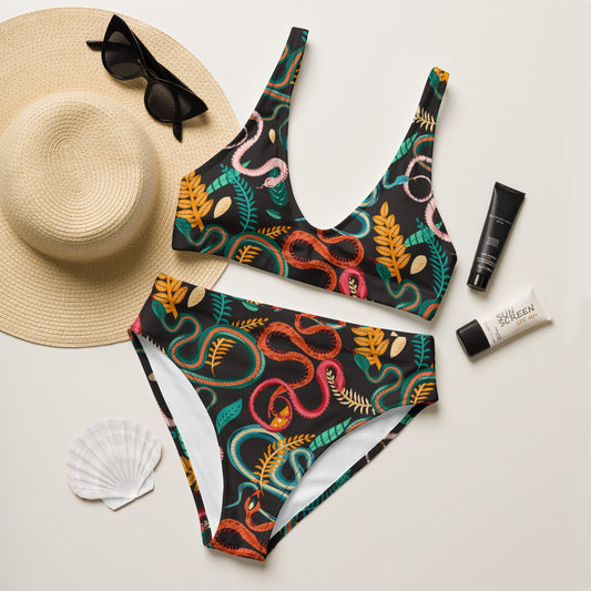 Snake High Waisted Bikini