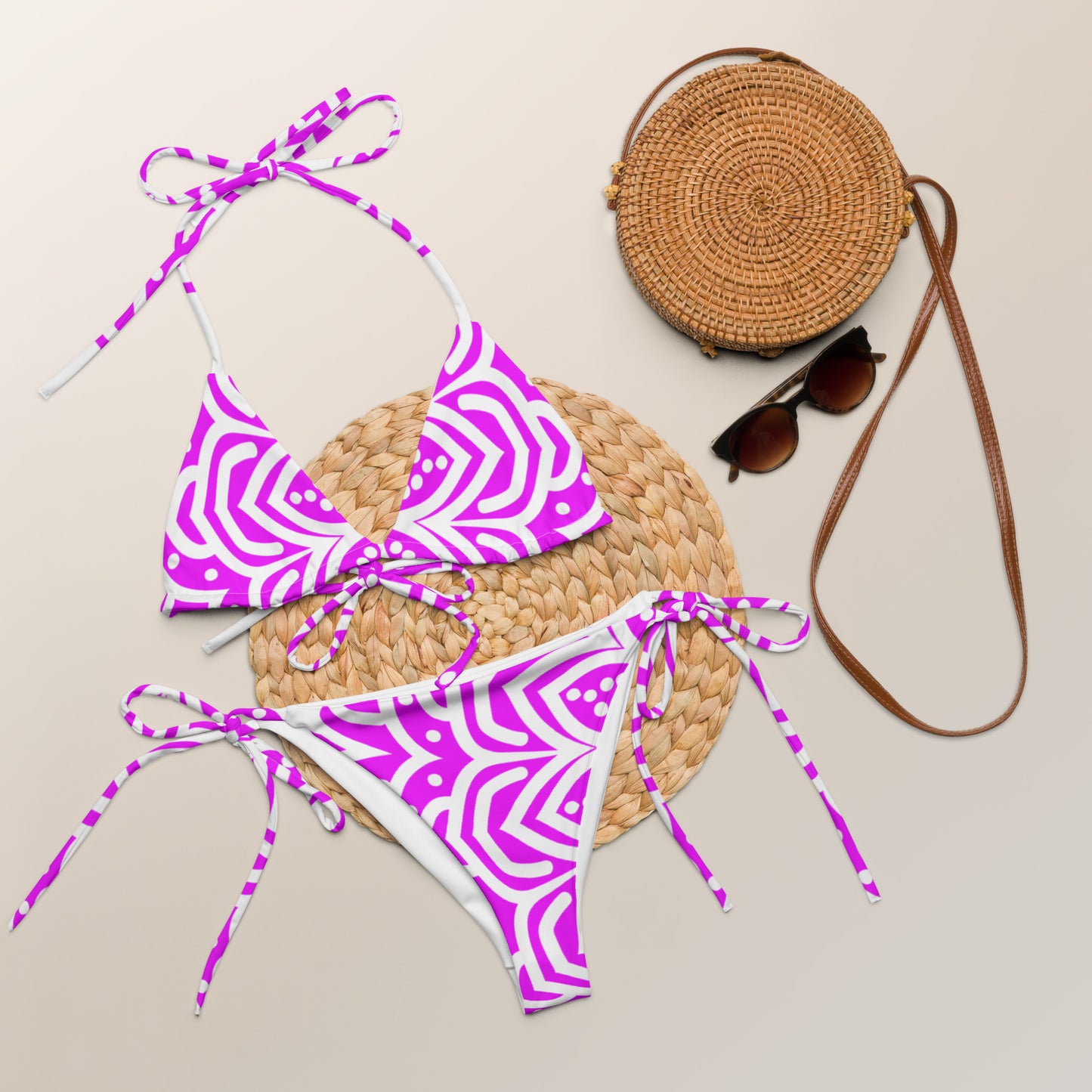 Pink String Bikini