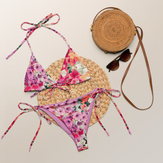 Floral String Bikini