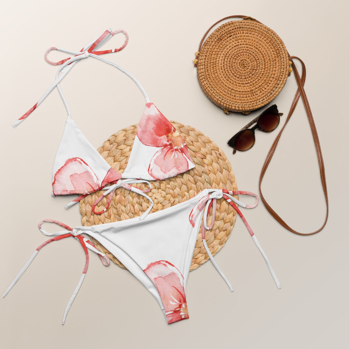 Floral String Bikini