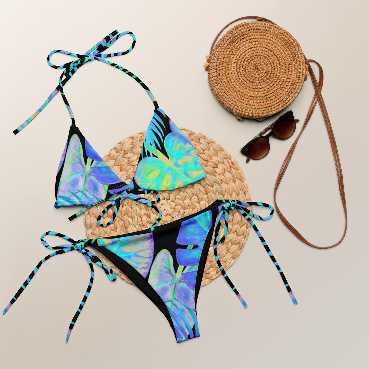 Tropical string bikini