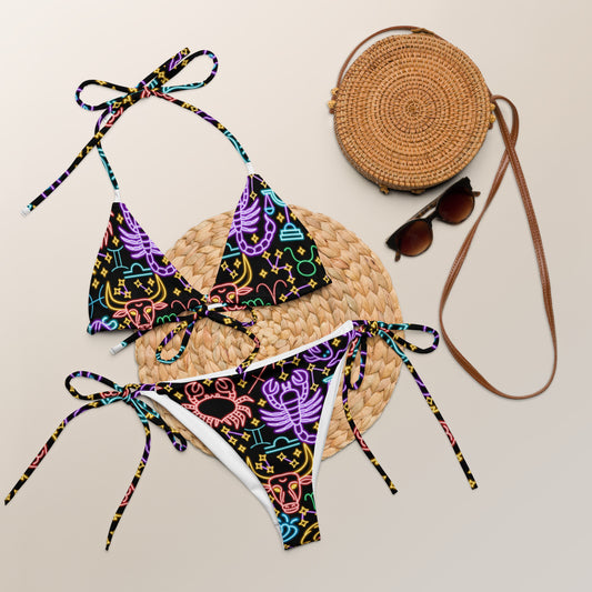 Astrology String Bikini Swimsuit