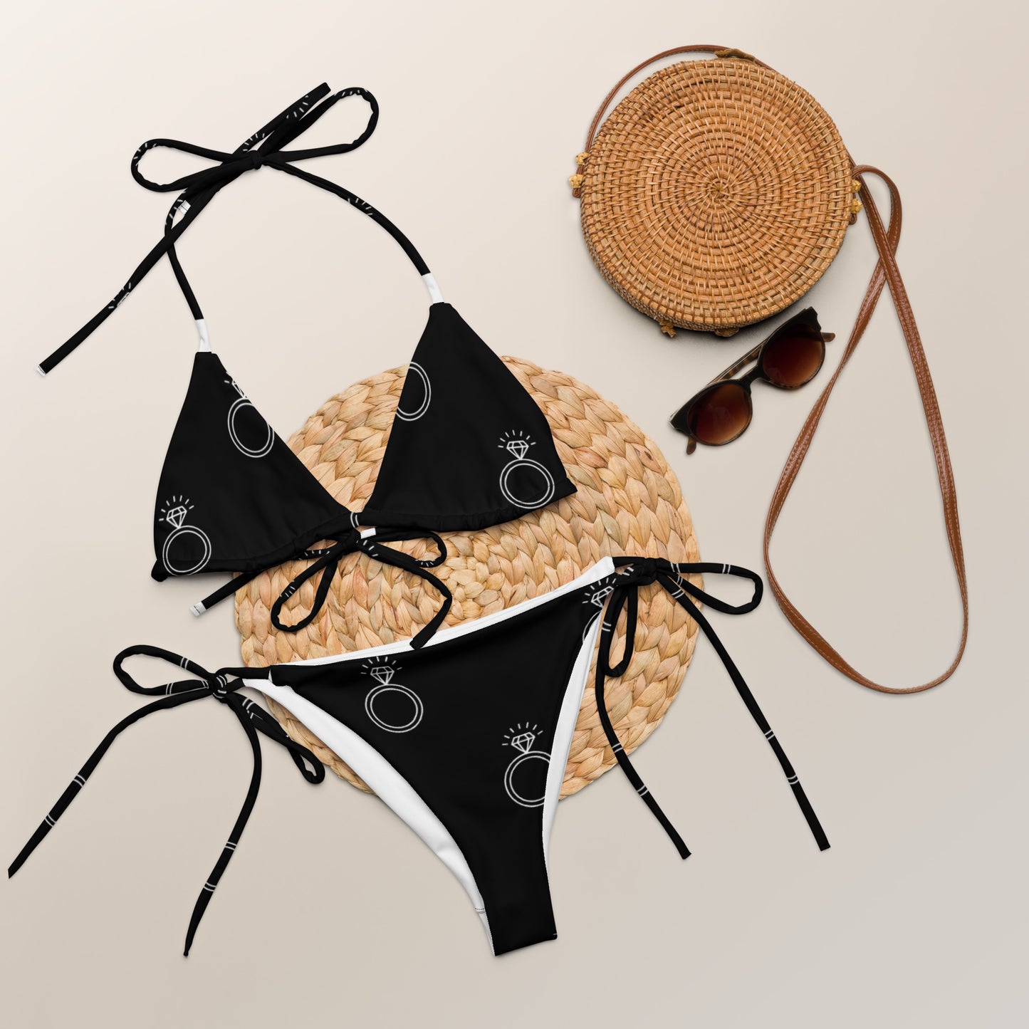 Wedding Ring String Bikini Swimsuit