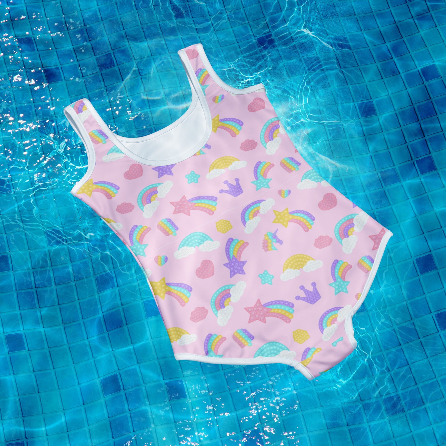 Pink Teen Youth Kids Swimsuit