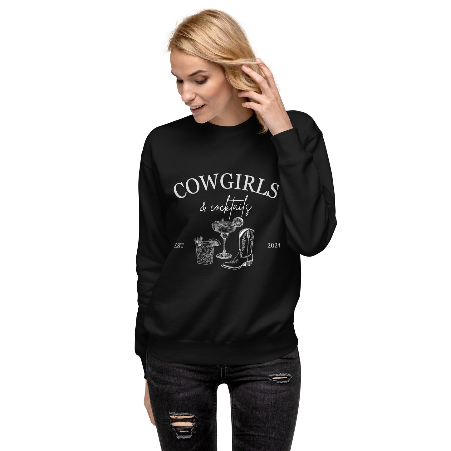 Cowgirls and Cocktails Crewneck