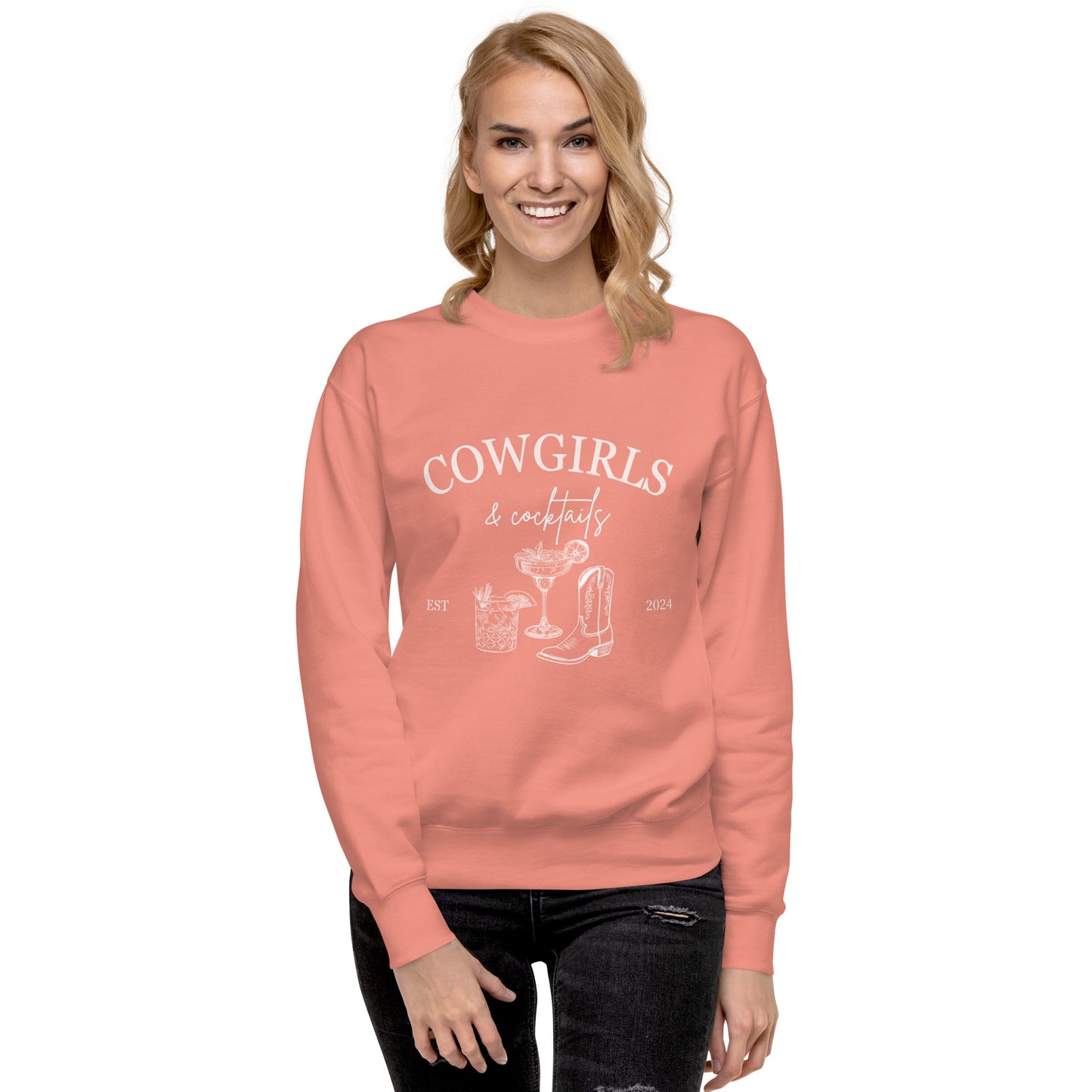 Cowgirls and Cocktails Crewneck