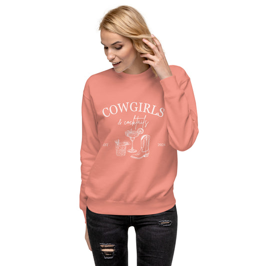 Cowgirls and Cocktails Crewneck