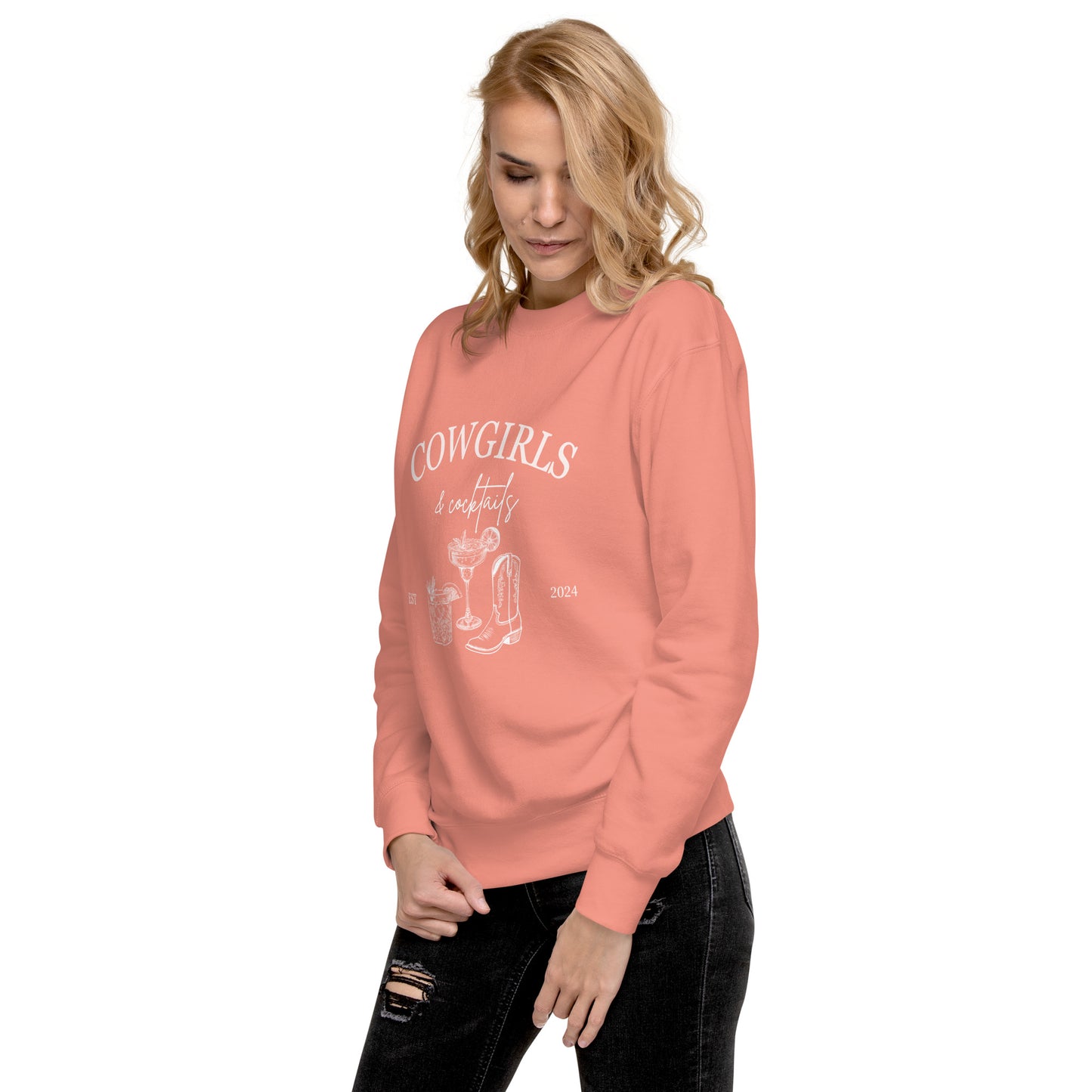 Cowgirls and Cocktails Crewneck