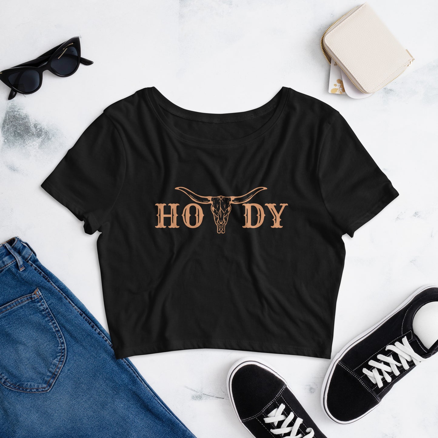 Howdy Womens Crop Top