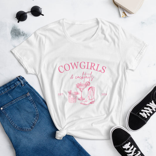 Cowgirls and Cocktails Tee