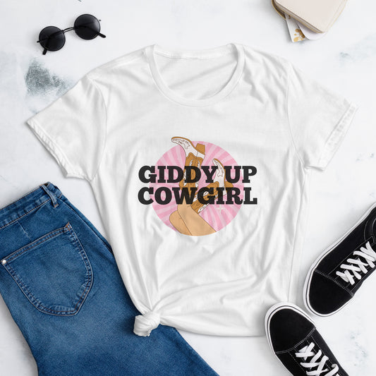 Giddy Up Cowgirl Tee